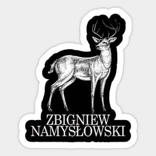 Zbigniew Namylowski luxury Sticker